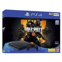 PlayStation 4 Slim 1000GB - Svart + Call of Duty: Black Ops 4