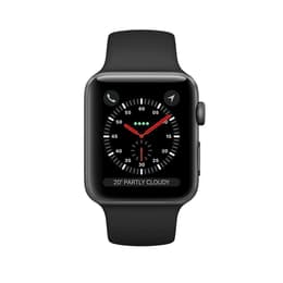Apple Watch (Series 3) 2017 GPS 42 - Aluminium Svart - Sport-loop Svart