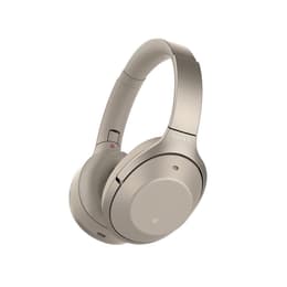 Sony WH-1000Xm2 noise Cancelling trådbunden + trådlös Hörlurar med microphone - Guld
