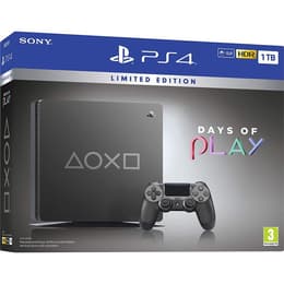 PlayStation 4 Slim 1000GB - Grå - Begränsad upplaga Days of Play