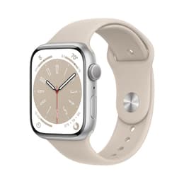 Apple Watch Series 9 (2023) GPS 45 mm - Aluminium Silver - Sportband Stjärnglans