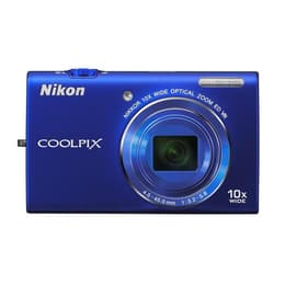Kompakt Coolpix S6200 - Blå + Nikon Nikkor f/3.2–5.6