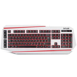 Zelesouris Keyboard QWERTY Engelsk (US) Bakgrundsbelyst tangentbord KM-95