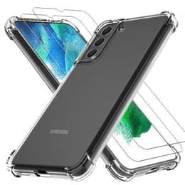 Skal Galaxy S22 Plus 5G och 2 st skärmskydd - Silikon - Genomskinlig