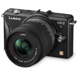 Lumix DMC-GF2 - Svart + Panasonic Lumix G Vario 14-42mm f/3.5-5.6 MEGA O.I.S f/3.5-5.6