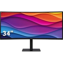34-tum Acer CZ342CUR 3440 x 1440 LED Monitor Grå