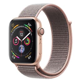Apple Watch (Series 4) 2018 GPS 40 - Aluminium Roséguld - Vävd nylon Rosa