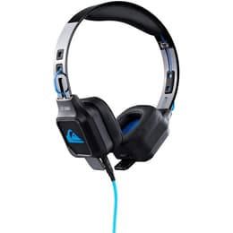 Quiksilver QS-1 studio noise Cancelling kabelansluten Hörlurar med microphone - Svart/Blå