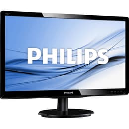 18,5-tum Philips 196V4L 1366 x 768 LCD Monitor Svart