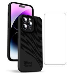 Back Market Skal iPhone 14 pro och skyddsskärm - Återvunnen plast - Svart