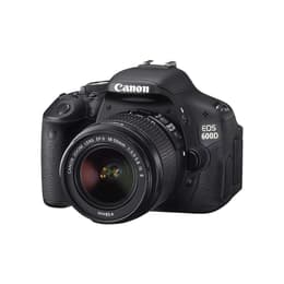 Reflex - Canon EOS 600D - Svart + Canon EF-S 18-55mm f/3.5-5.6 IS