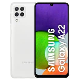 Galaxy A22 5G 128GB - Vit - Olåst - Dual-SIM