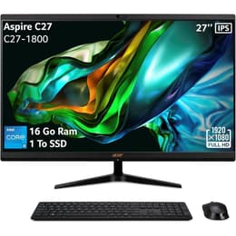 Acer Aspire C27-1800 27" Core i5 2 GHz - SSD 1 TB - 16GB QWERTY - Spansk