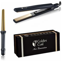 Golden Curl The Double Gold Set Duo Plattång - Svart