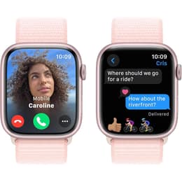 Apple Watch Series 9 (2023) GPS 41 mm - Aluminium Rosa - Sport loop Rosa