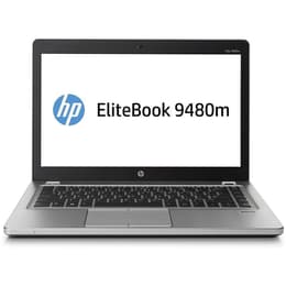 Hp EliteBook Folio 9480M 14-tum (2016) - Core i5-4310U - 16GB - SSD 240 GB AZERTY - Fransk