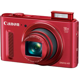 Canon PowerShot SX610HS - Röd + Canon Zoom 18x 4,5-81mm f/3.8-6.9