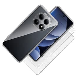 Skal Redmi Note 15 och 2 st skärmskydd - TPU - Genomskinlig