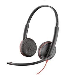 Plantronics Poly Blackwire 3225 kabelansluten Hörlurar med microphone - Svart