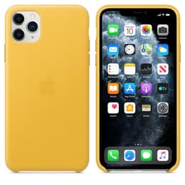 Apple Läder Skal iPhone 11 Pro - Läder Gul