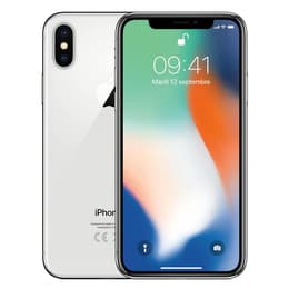 iPhone X 64GB - Silver - Olåst