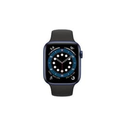 Apple Watch (Series 6) 2020 GPS 40 - Aluminium Blå - Sportband Svart