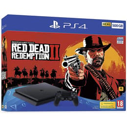 PlayStation 4 Slim 500GB - Svart + Red Dead Redemption II