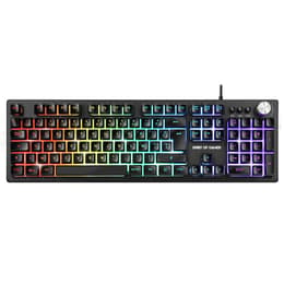 Spirit Of Gamer Keyboard AZERTY Fransk Bakgrundsbelyst tangentbord Pro K7