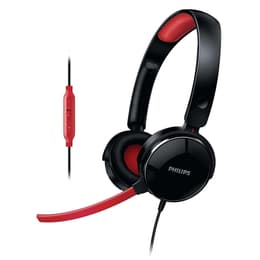 Philips SHG7210/10 gaming kabelansluten Hörlurar med microphone - Svart/Röd