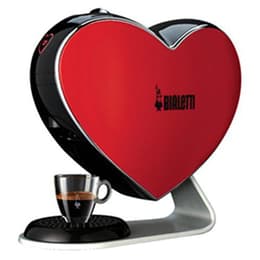 Espresso med kapslar Nespresso kompatibel Bialetti CUORE CF 80 R 0,6000L - Röd/Svart
