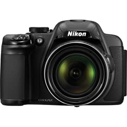 Hybrid - Nikon CoolPix P520 Svart + Objektiv Nikon Nikkor 42X Wide Optical Zoom ED VR 4.3-180mm f/3.0-5.9