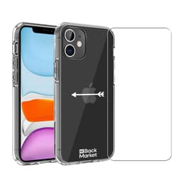 Back Market Skal iPhone 11 och skyddsskärm - 60% Återvunnen plast - Genomskinlig