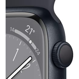 Apple Watch Series SE 2 (2022) GPS + Mobilnät 44 mm - Aluminium Midnight - Sportband Midnight