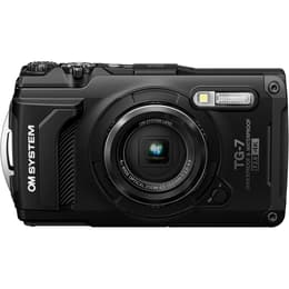 Kompakt TG-7 - Svart + OM SYSTEM LENS 4x WIDE OPTICAL ZOOM f/2.0-4.9