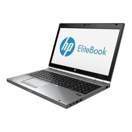 HP EliteBook 8570P 15-tum (2012) - Core i5-3320M - 8GB - SSD 1000 GB AZERTY - Fransk
