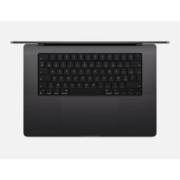 MacBook Pro 16" (2024) - Apple M4 Max med 16-kärnig CPU och 40-kärnig grafikprocessor - 64GB RAM - SSD 4000GB - Nanotexturskärm - AZERTY - Fransk