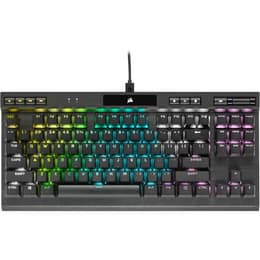 Corsair Keyboard QWERTY Engelsk (US) Bakgrundsbelyst tangentbord K70 RGB TKL