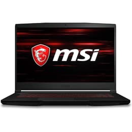MSI GF63 Thin 11SC 15"-tum - Core i7-11800H - 16GB - SSD 512 GBGB NVIDIA GeForce GTX 1650 AZERTY - Fransk