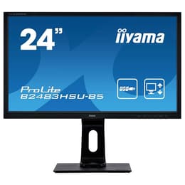 24-tum Iiyama Prolite B2483HSU 1920 x 1080 LED Monitor Svart