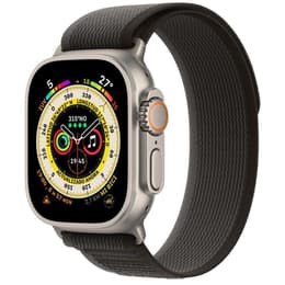 Apple Watch (Ultra) 2022 GPS + Mobilnät 49 - Titan Grå - Terrängloop Svart