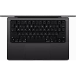 MacBook Pro 14" (2023) - Apple M3 Pro med 11-kärnig CPU och 14-kärnig grafikprocessor - 18GB RAM - SSD 512GB - Standardskärm - QWERTY - Svensk