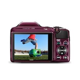 Bro Coolpix L830 - Plommon + Nikon Nikkor 34X Wide Optical Zoom ED VR 22.5–765mm f/3–5.9 f/3–5.9