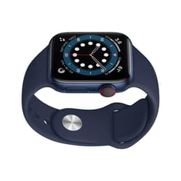Apple Watch Series 6 (2020) GPS + Mobilnät 40 mm - Aluminium Blå - Sportband Blå