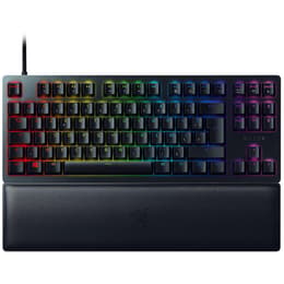 Razer Keyboard AZERTY Fransk Bakgrundsbelyst tangentbord Huntsman v2 TKL