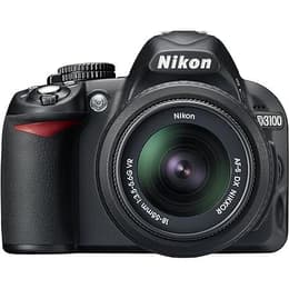Reflex D3100 - Svart + Nikon AF-S DX Nikkor 18-55mm f/3.5-5.6 G f/3.5-5.6