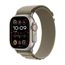 Apple Watch (Ultra) 2023 GPS + Mobilnät 49 - Titan Grå - Bergsloop Grön