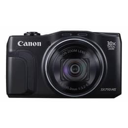 Kompakt PowerShot SX710 HS - Svart + Canon Zoom Lens 30X IS 25–750mm f/3.2–6.9 f/3.2–6.9