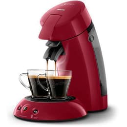 Espresso med kapslar Sensio kompatibel Philips HD6554/91 L - Röd