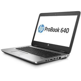 HP ProBook 640 G2 14-tum Core i3-6100U - SSD 128 GB - 8GB QWERTZ - Tysk