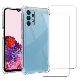 Skal Galaxy A53 5G och 2 st skärmskydd - TPU - Genomskinlig